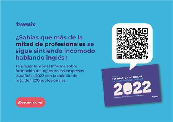 Twenix presenta un estudio sobre la Formación de Inglés en las empresas españolas 2022