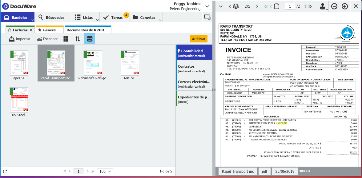 Demo Series: Invoice processing  Navision integration